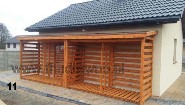 Drewutnia wiata na drewno 11