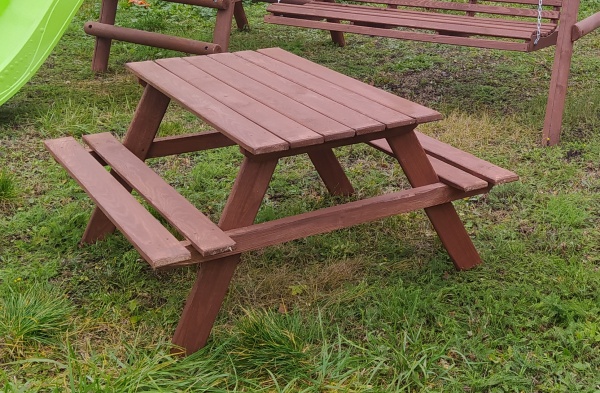 Stolik biesiadny dla dzieci 120 cm nr 9 surowy (malowanie +30 zł)